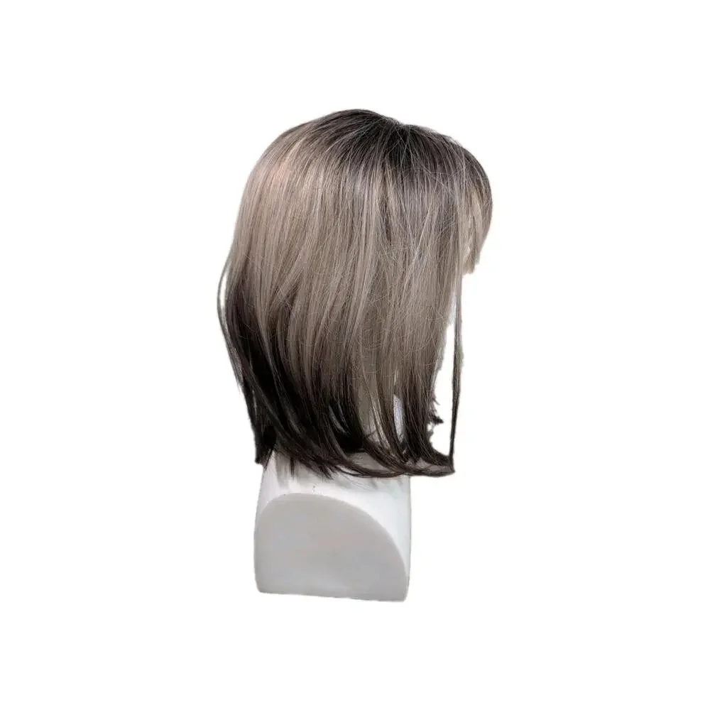 Unbranded Short Blonde‎ Browned Ombre Synthetic Wig